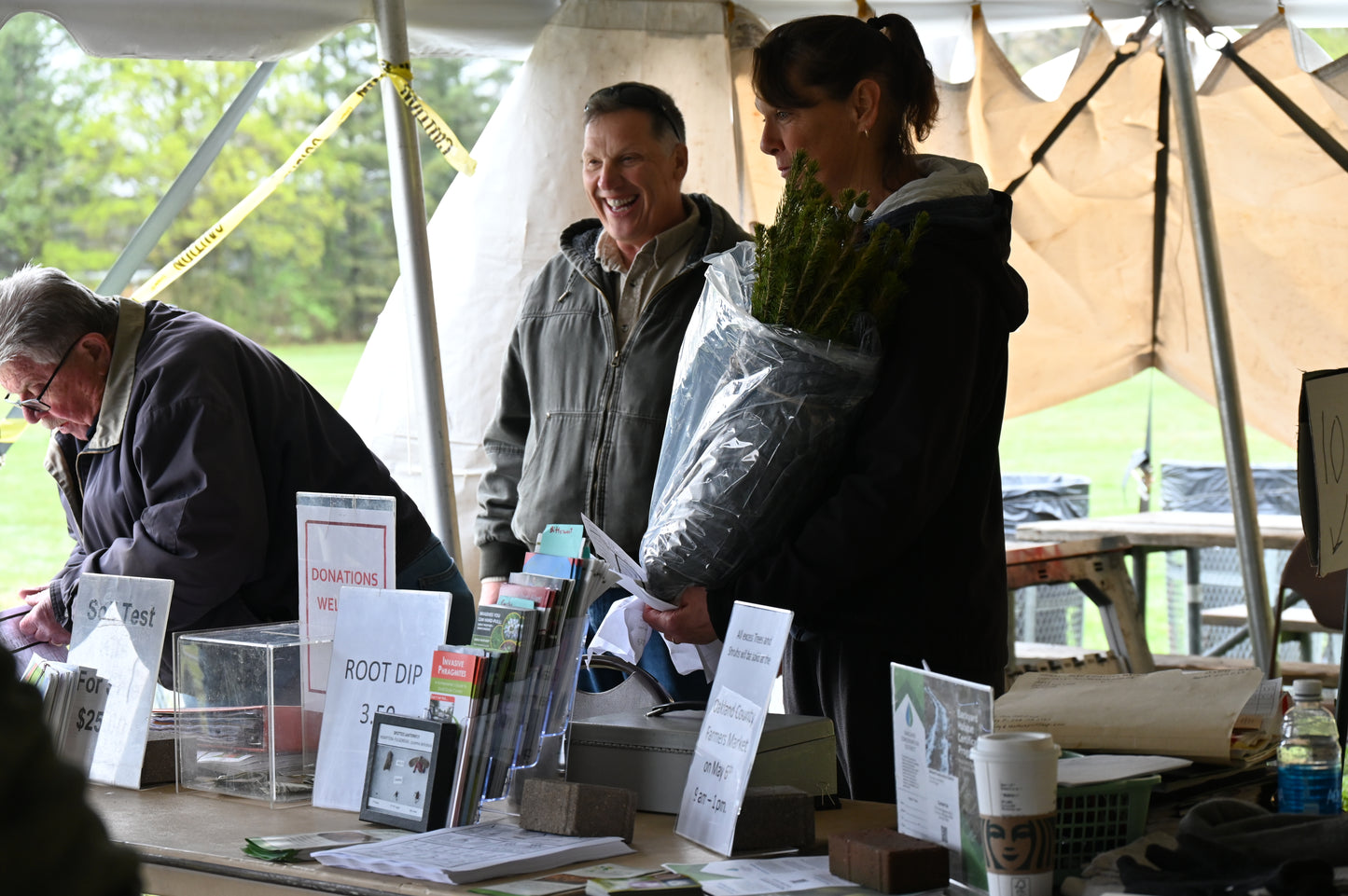 Board Chair looking for information and volunteers helping distribute seedlings. 